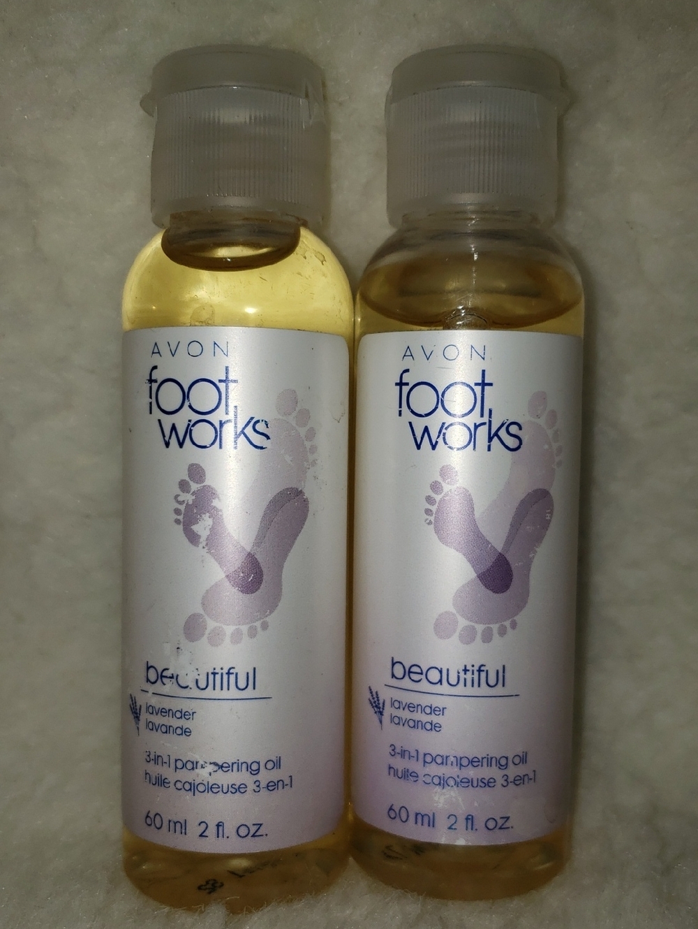 Avon Foot Works Lavender Pampering Foot Oil